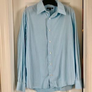 Men’s striped dress shirt